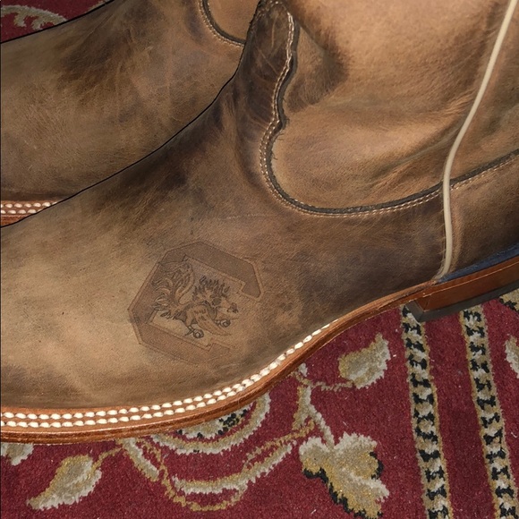 Nocona Shoes Custom Brush Leather Gamecock Boots Poshmark